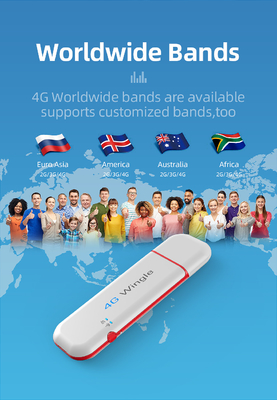 2.4 جيجا هرتز USB 4G WIFI Dongle 150 ميجابت في الثانية ZTE شرائح CE ROHS