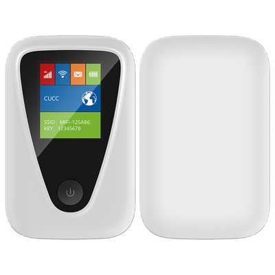 راوتر واي فاي محمول أسود أبيض مفتوح 4G مع بطاقة SIM