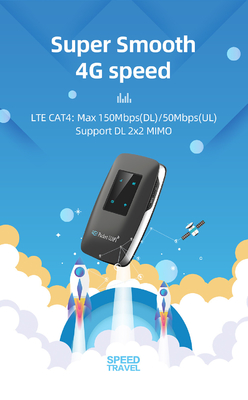 4 LED indiction wifi 4G LTE MiFi Router مع بطارية 3000mAh