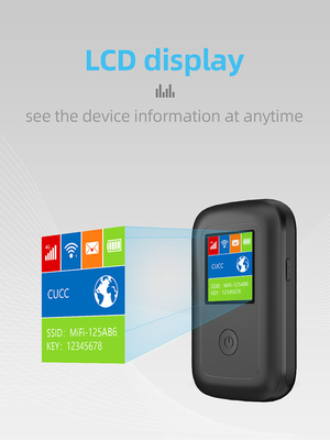 جهاز 4G WiFi Hotspot غير مقفول B2 B4 B5 B12 B17 مع فتحة بطاقة SIM