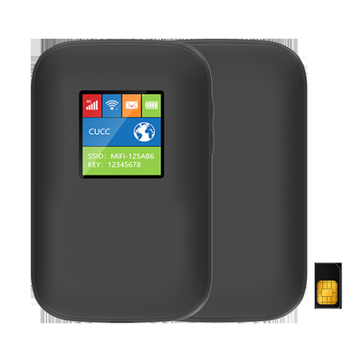 2700mAh-3000mAh Mobile 4G Router مع شاشة سوداء غير مقفلة