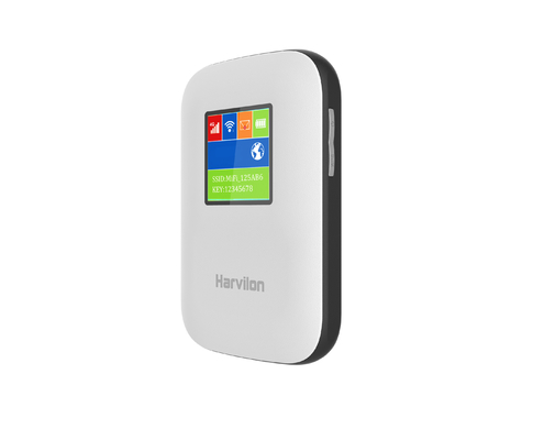 2700mAh-3000mAh Mobile 4G Router مع شاشة سوداء غير مقفلة
