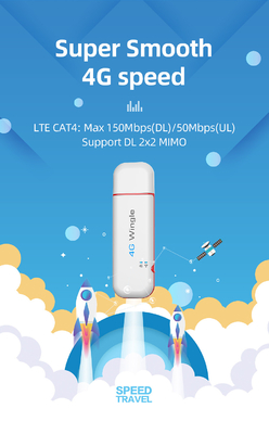 150Mbps Mobile 4G USB Dongle Sim بطاقة محمولة ذات نطاق عريض دونجل