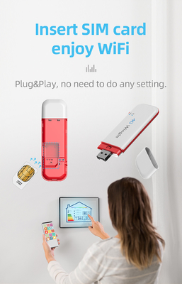 150Mbps Mobile 4G USB Dongle Sim بطاقة محمولة ذات نطاق عريض دونجل
