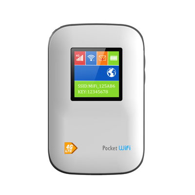 MIFI Mobile 4G Router مع شاشة 2700mAh-3000mAh Pocket WiFi Modem مفتوح
