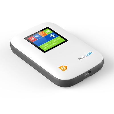MIFI Mobile 4G Router مع شاشة 2700mAh-3000mAh Pocket WiFi Modem مفتوح