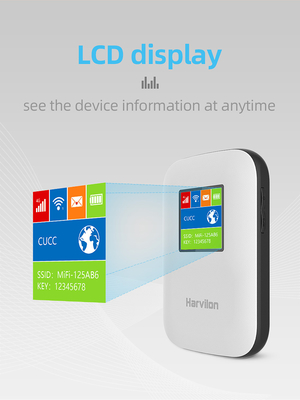 MIFI Mobile 4G Router مع شاشة 2700mAh-3000mAh Pocket WiFi Modem مفتوح