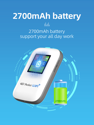 MIFI Mobile 4G Router مع شاشة 2700mAh-3000mAh Pocket WiFi Modem مفتوح