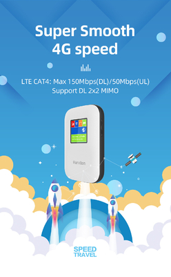 MIFI Mobile 4G Router مع شاشة 2700mAh-3000mAh Pocket WiFi Modem مفتوح