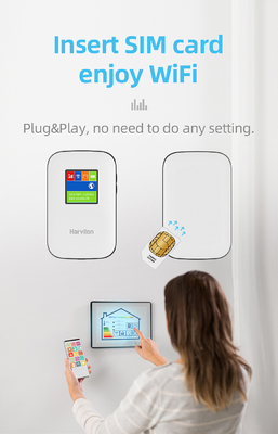 MIFI Mobile 4G Router مع شاشة 2700mAh-3000mAh Pocket WiFi Modem مفتوح