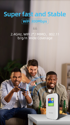 MIFI Mobile 4G Router مع شاشة 2700mAh-3000mAh Pocket WiFi Modem مفتوح