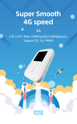 مشغل اتصالات الجيب واي فاي راوتر 4G مع فتحة بطاقة SIM
