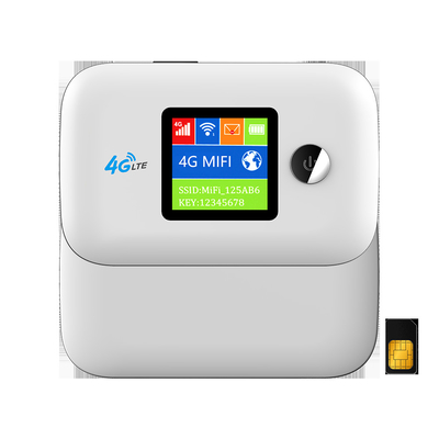 جهاز راوتر واي فاي 4G محمول غير مقفول بجيب لاسلكي MiFi مع شاشة LCD بفتحة بطاقة Sim
