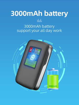 2700mAh-3000mAh 4G Lte MiFi Router 150Mbps 4G Mobile WiFi Hotspot 15 جهازًا مع شاشة LCD